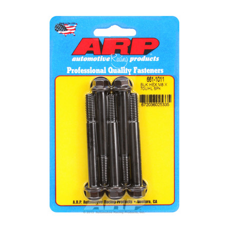 Șuruburi durabile ARP M8 x 1.25 x 70 hex șuruburi oxid negru (5buc) | race-shop.ro