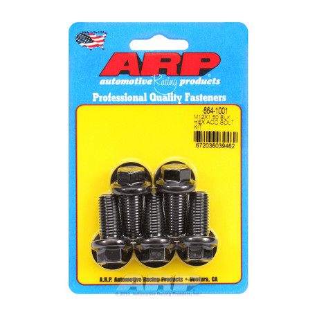 Șuruburi durabile ARP ARP kit șuruburi M12 x 1.50 x 25 oxid negru Hex | race-shop.ro