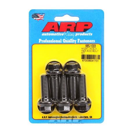 Șuruburi durabile ARP ARP kit șuruburi M12 x 1.75 x 35 oxid negru Hex | race-shop.ro