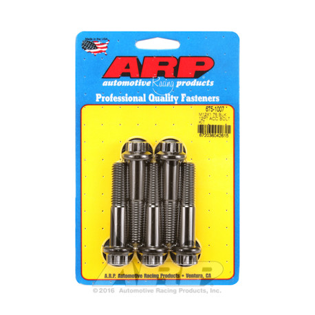Șuruburi durabile ARP ARP kit șuruburi M12 X 1.75 X 60 oxid negru 12pt | race-shop.ro