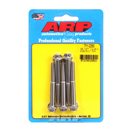 Șuruburi durabile ARP "1/4""-28 x 2.250 12pt SS șuruburi" (5buc) | race-shop.ro