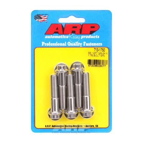 Șuruburi durabile ARP "3/8""-24 x 1.750 12pt SS șuruburi" (5buc) | race-shop.ro