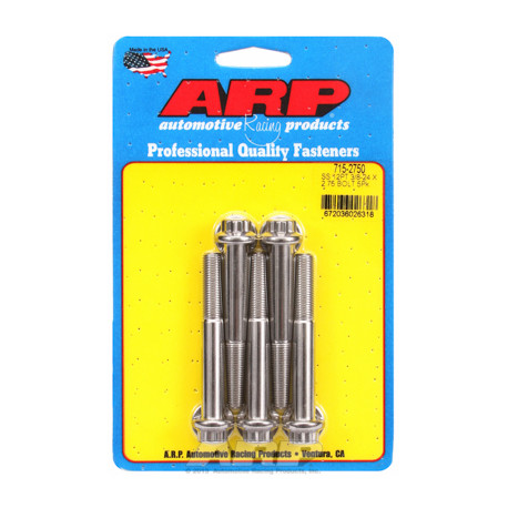 Șuruburi durabile ARP "3/8""-24 x 2.750 12pt 7/16 SS șuruburi" (5buc) | race-shop.ro