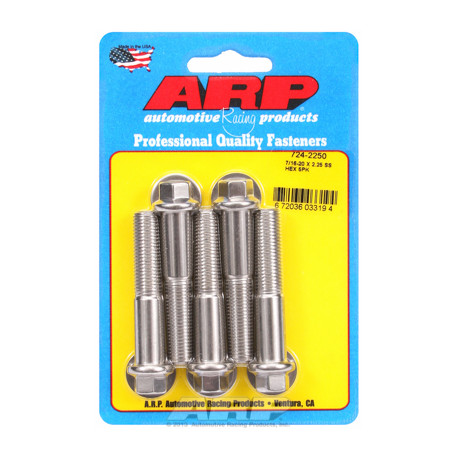 Șuruburi durabile ARP "7/16""-20 x 2.250 hex SS șuruburi" (5buc) | race-shop.ro