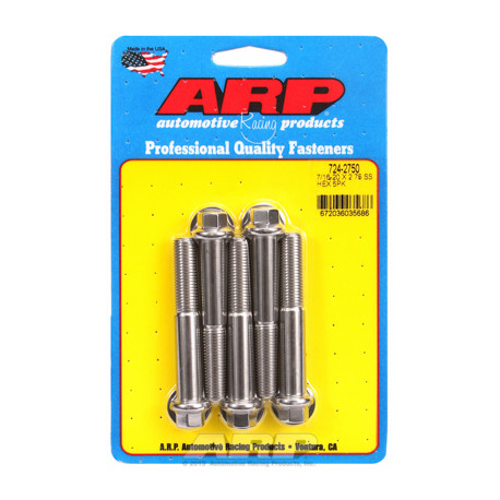 Șuruburi durabile ARP "7/16""-20 x 2.750 hex SS șuruburi" (5buc) | race-shop.ro