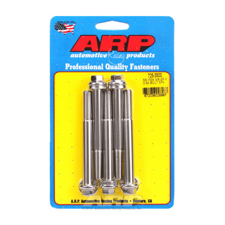 Șuruburi durabile ARP "3/8""-24 x 3.500 hex 7/16 SS șuruburi" (5buc) | race-shop.ro