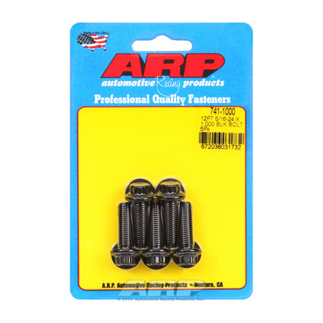 Șuruburi durabile ARP "5/16""-24 x 1.000 12pt șuruburi oxid negru" (5buc) | race-shop.ro