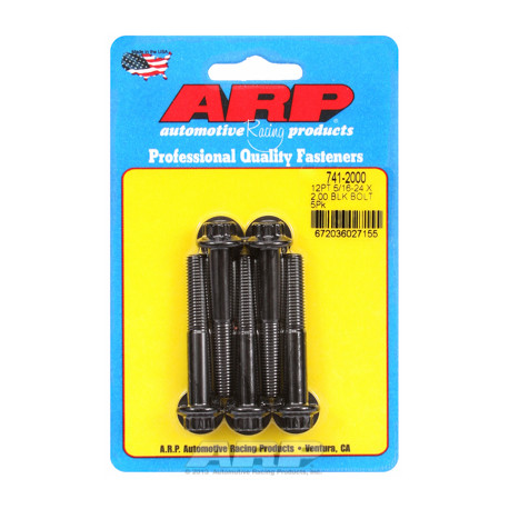 Șuruburi durabile ARP "5/16""-24 x 2.000 12pt șuruburi oxid negru" (5buc) | race-shop.ro