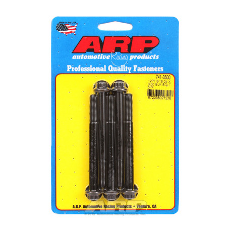 Șuruburi durabile ARP "5/16""-24 x 3.500 12pt șuruburi oxid negru" (5buc) | race-shop.ro