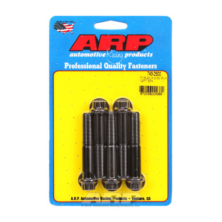 Șuruburi durabile ARP "7/16""-20 x 2.500 12pt șuruburi oxid negru" (5buc) | race-shop.ro