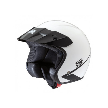 Căști deschise Casă OMP Star Helmet - albă | race-shop.ro