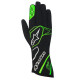 Mănuși Mănuși Alpinestars Tech 1 K, negru-alb-verde | race-shop.ro