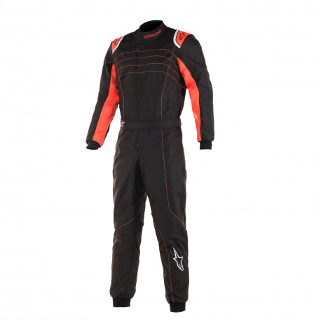 Combinezoane Combinezon FIA ALPINESTARS KMX-9 V2, negru/portocaliu | race-shop.ro