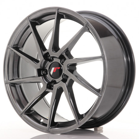 Jante Jante Japan Racing JR36 18x8 ET35 5x120 Hyper Black | race-shop.ro