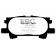 Frâne EBC Plăcuțe frână spate EBC Greenstuff 6000 DP61682 | race-shop.ro
