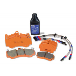 EBC Orange kit PLK1220R - Plăcuțe, furtunuri și lichide frână