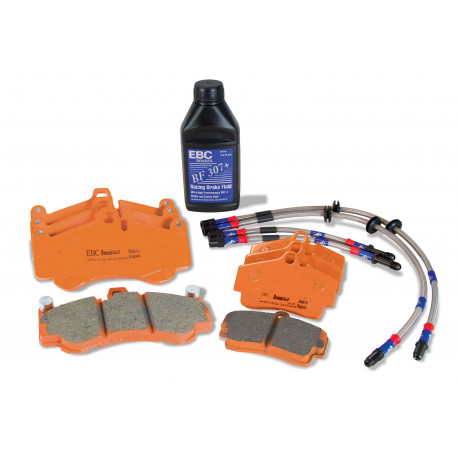 Frâne EBC EBC Orange kit PLK1009R - Plăcuțe, furtunuri și lichide frână | race-shop.ro