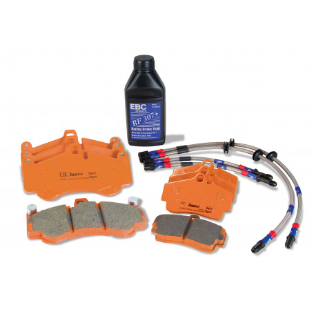 Frâne EBC EBC Orange kit PLK1232R - Plăcuțe, furtunuri și lichide frână | race-shop.ro