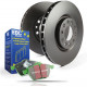 Frâne EBC Kit frână față EBC PD01KF053 - Discuri Premium OE + Plăcuțe Greenstuff | race-shop.ro
