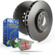 Frâne EBC Kit frână față EBC PD01KF159 - Discuri Premium OE + Plăcuțe Greenstuff | race-shop.ro