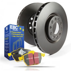 Kit frână față EBC PD03KF1198 - Discuri Premium OE + Plăcuțe Yellowstuff