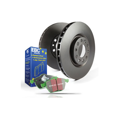 Frâne EBC Kit frână spate EBC PD01KR044 - Discuri Premium OE + Plăcuțe Greenstuff | race-shop.ro