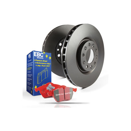 Frâne EBC Kit frână spate EBC PD02KR385 - Discuri Premium OE + Plăcuțe Redstuff Ceramic | race-shop.ro