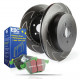 Frâne EBC Kit frână spate EBC PD17KR032 - Discuri BSD Grooved + Plăcuțe Redstuff Ceramic | race-shop.ro