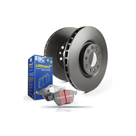 Frâne EBC Set față + spate EBC PD40K225 - Discuri Premium OE + Plăcuțe Ultimax OE | race-shop.ro
