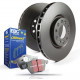 Frâne EBC Set față + spate EBC PD40K566 - Discuri Premium OE + Plăcuțe Ultimax OE | race-shop.ro