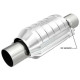 Catalizator universal Catalizator universal MAGNAFLOW 444233 Euro 5 - 44mm | race-shop.ro