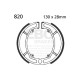 Frâne EBC Moto Saboți frână EBC Plain 820 | race-shop.ro