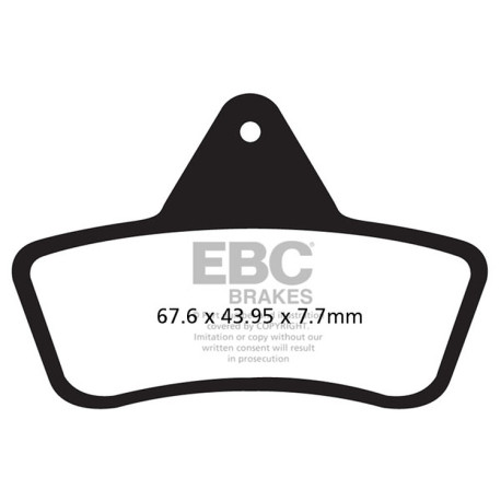 Frâne EBC Moto Plăcuțe frână EBC Carbon TT FA271TT | race-shop.ro