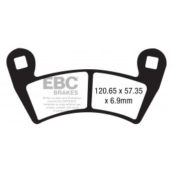 Saboți frână EBC Organic FA452TT