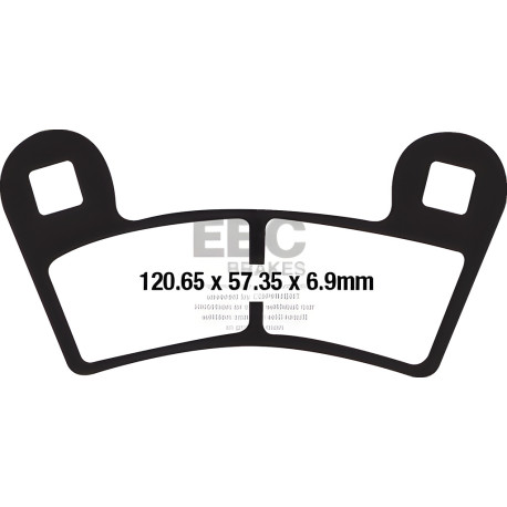 Frâne EBC Moto Plăcuțe frână EBC Carbon TT FA657TT | race-shop.ro