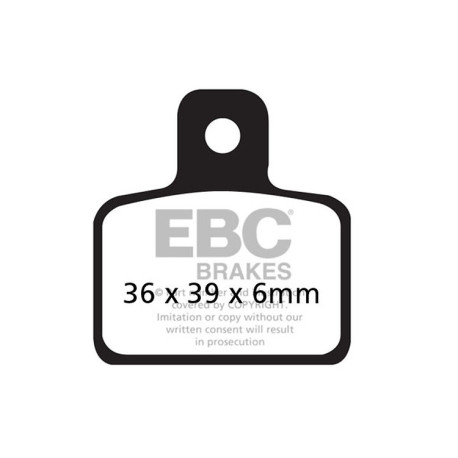 Frâne EBC Moto Plăcuțe frână EBC Carbon TT FA351TT | race-shop.ro