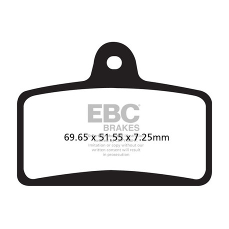 Frâne EBC Moto Plăcuțe frână EBC Organic FA FA399 | race-shop.ro