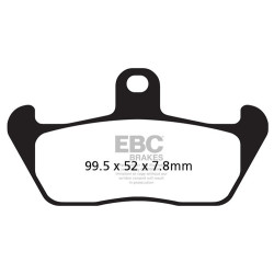 Plăcuțe frână EBC Organic FA FA163