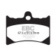 Frâne EBC Moto Saboți frână EBC Organic FA126 | race-shop.ro