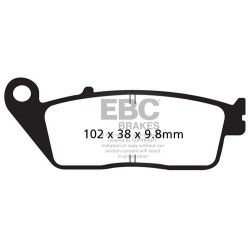 Plăcuțe frână EBC Organic FA FA196