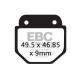 Frâne EBC Moto Saboți frână EBC Organic FA486 | race-shop.ro