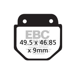 Plăcuțe frână EBC Organic FA FA486