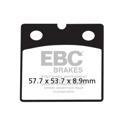 Plăcuțe frână EBC Organic FA FA171