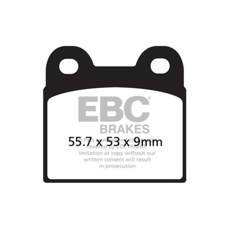 Frâne EBC Moto Plăcuțe frână EBC Organic FA FA057 | race-shop.ro