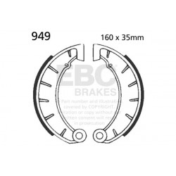 Saboți frână EBC Față Organic 805