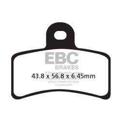 Plăcuțe frână EBC Organic FA FA291