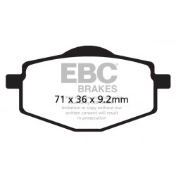 Saboți frână EBC Organic FA047/2
