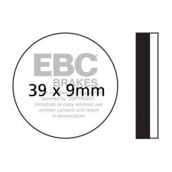 Saboți frână EBC Organic FA100