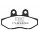 Frâne EBC Moto Saboți frână EBC Organic SFA393 | race-shop.ro