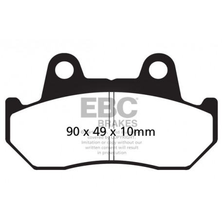 Frâne EBC Moto Saboți frână EBC Organic FA069 | race-shop.ro